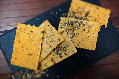 Crackers multicereali al sale dell'Himalaya