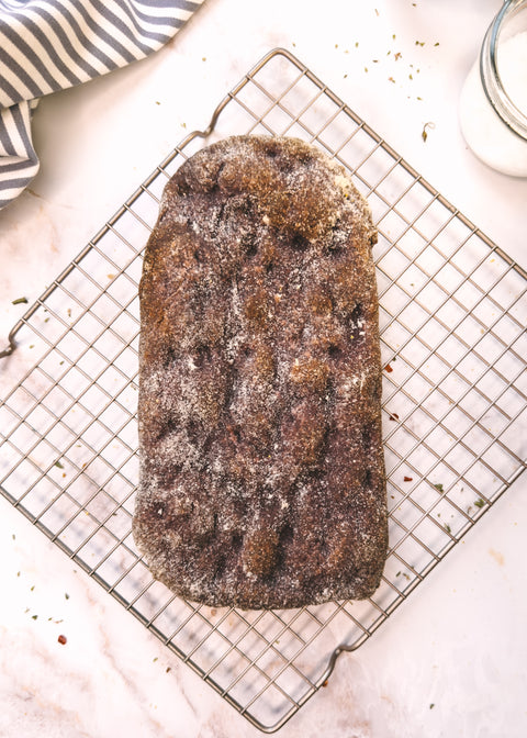 Schiacciata riso nero